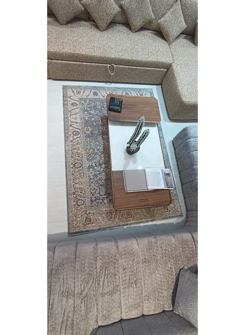 Belum A859A Navy Area Rug 150x220 cm – Turkish Traditional Pattern Carpet – Made in Turkey - Image 2